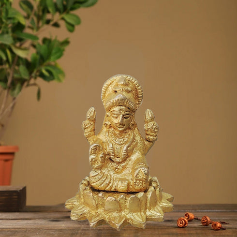 Goddess Brass Showpiece Laxmi idol 0.09Kg